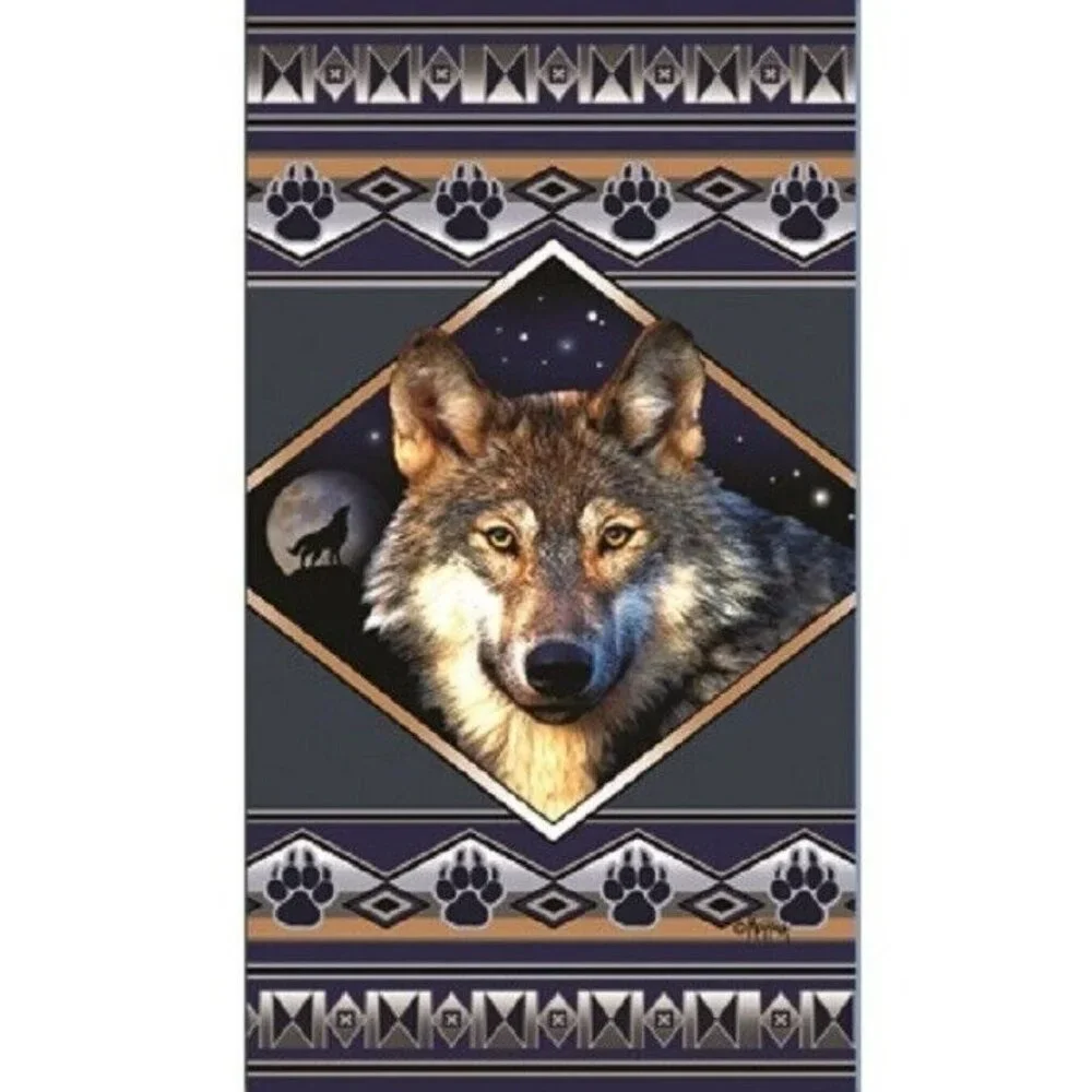 New 30x60' Wolves Southwest Bath Beach Pool Cotton Gift Towel Wolf